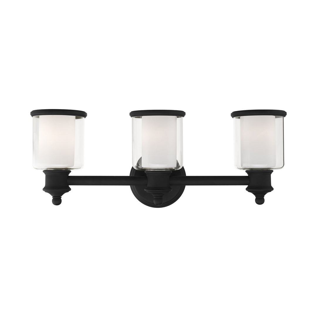 Livex Middlebush 40213-04 Bath Vanity Light 24 in. wide - Black