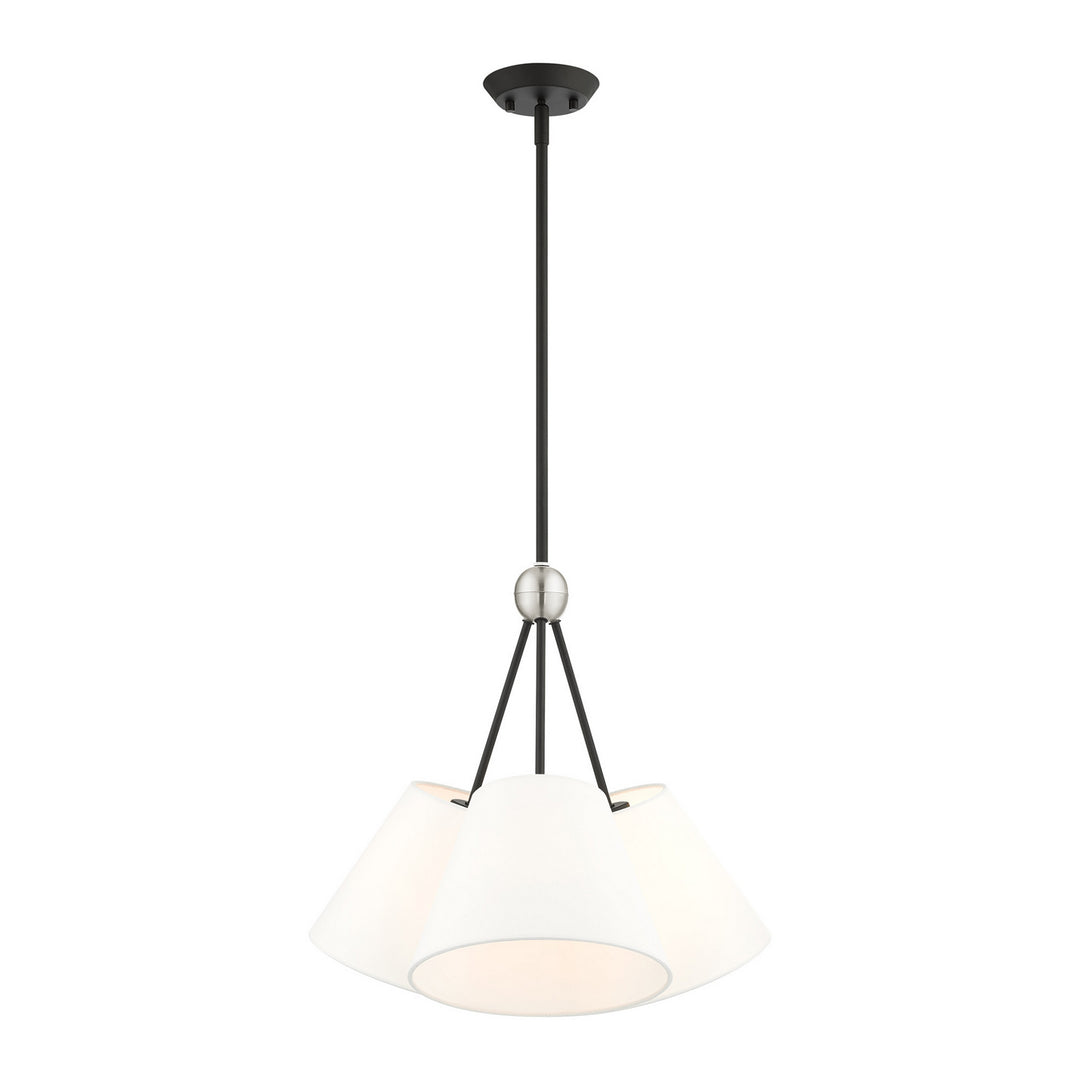 Livex Prato 40563-04 Chandelier Light - Black