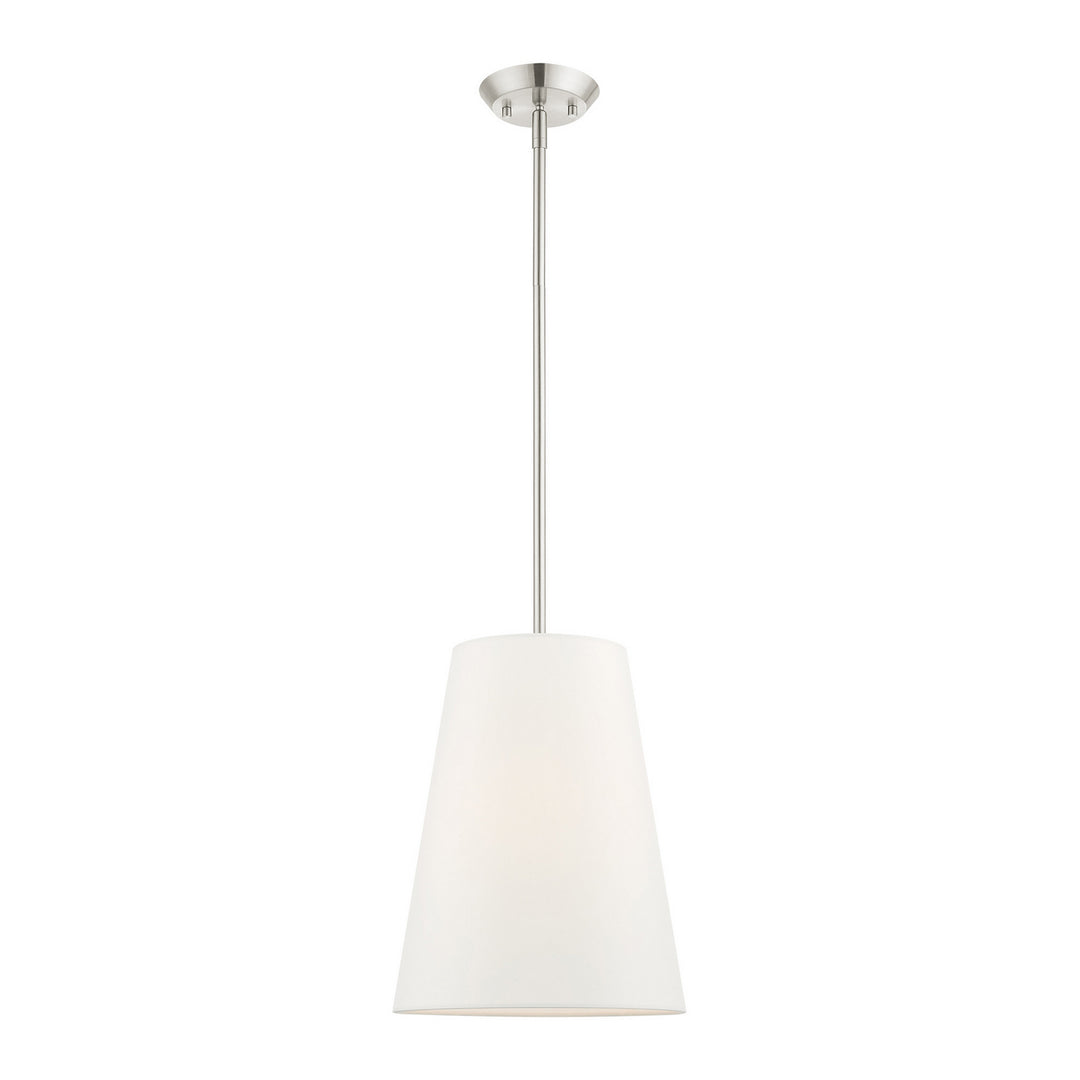 Livex Prato 40567-91 Pendant Light - Brushed Nickel