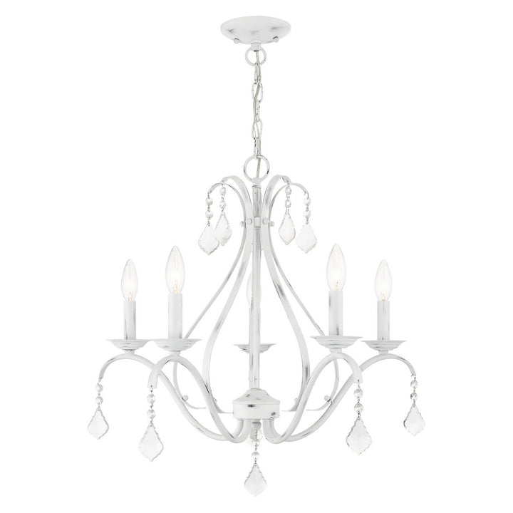 Livex Caterina 40845-60 Chandelier Light - Antique White