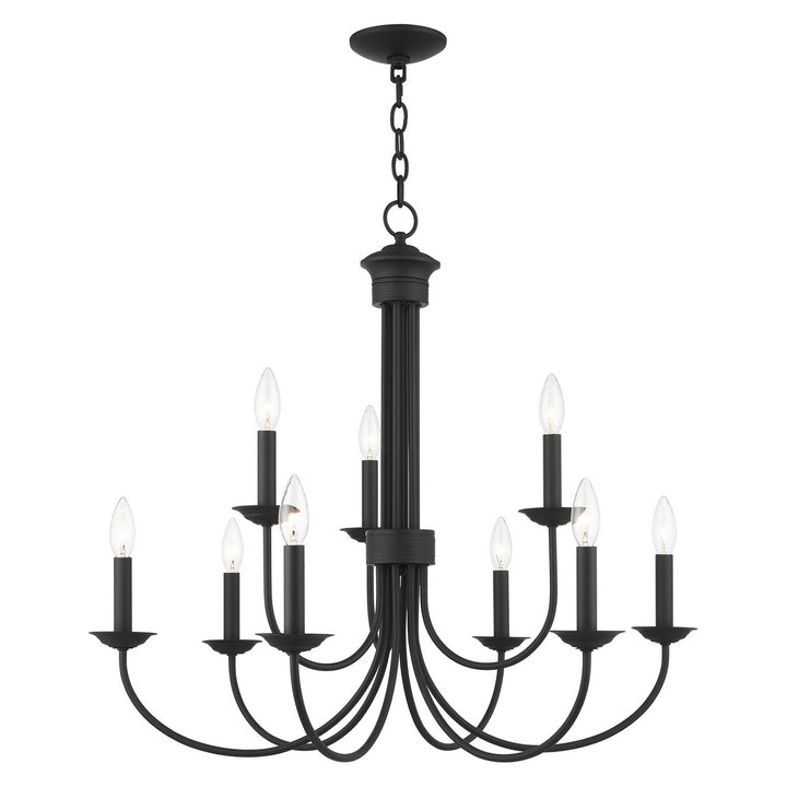 Livex Estate 42687-04 Chandelier Light - Black