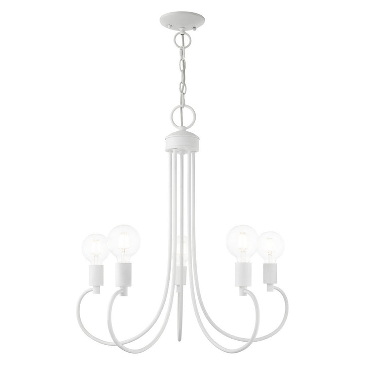 Livex Bari 42925-03 Chandelier Light - White