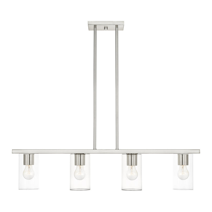 Livex Zurich 45474-91 Pendant Light - Brushed Nickel