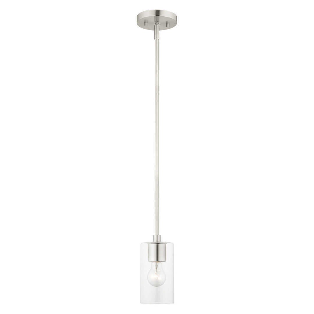 Livex Zurich 45477-91 Pendant Light - Brushed Nickel