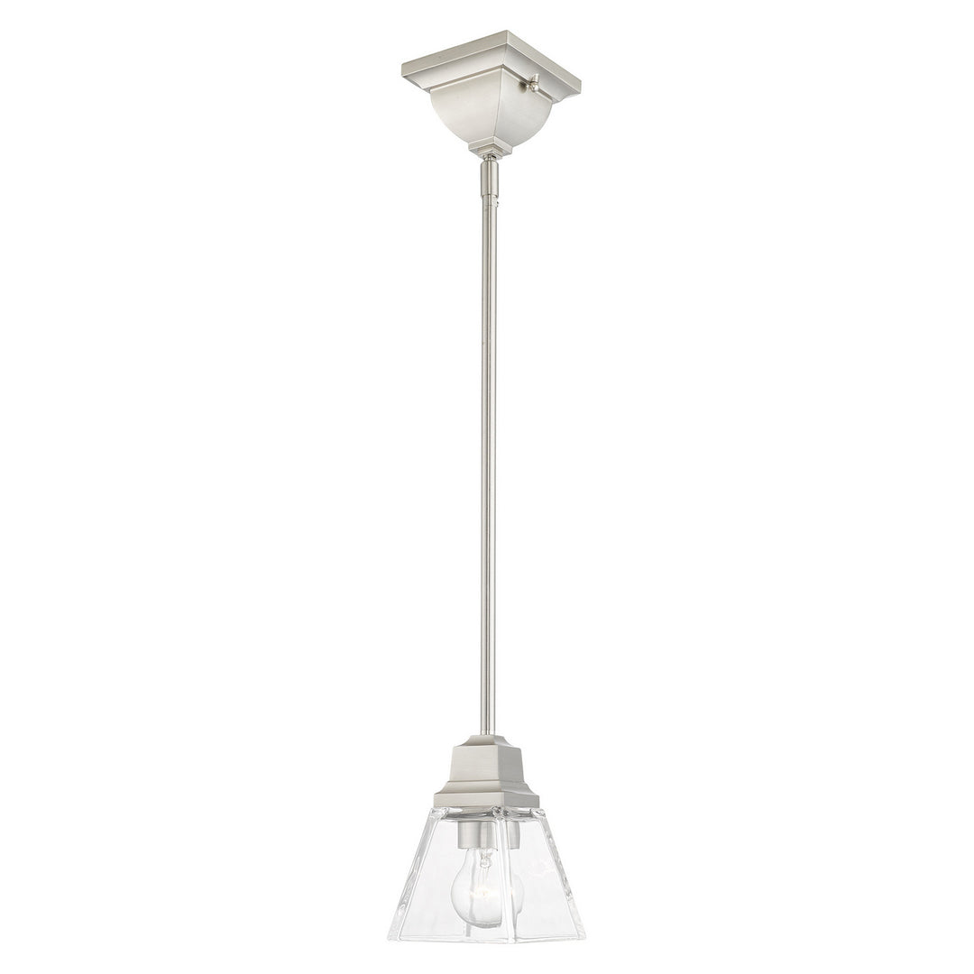 Livex Mission 45561-91 Pendant Light - Brushed Nickel