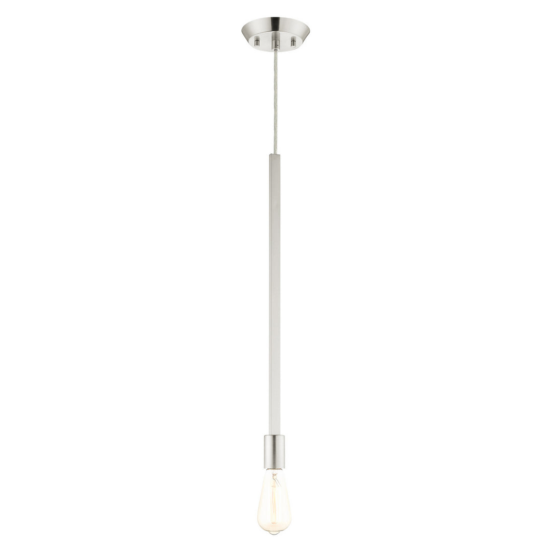 Livex Prague 45831-91 Pendant Light - Brushed Nickel