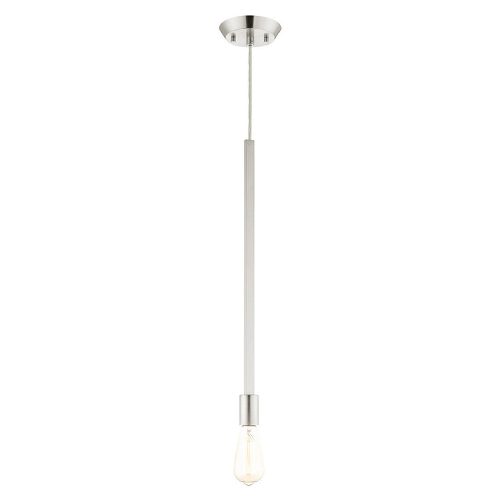 Livex Prague 45831-91 Pendant Light - Brushed Nickel