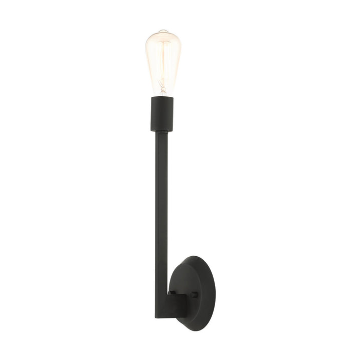 Livex Prague 45839-04 Wall Sconce Light - Black