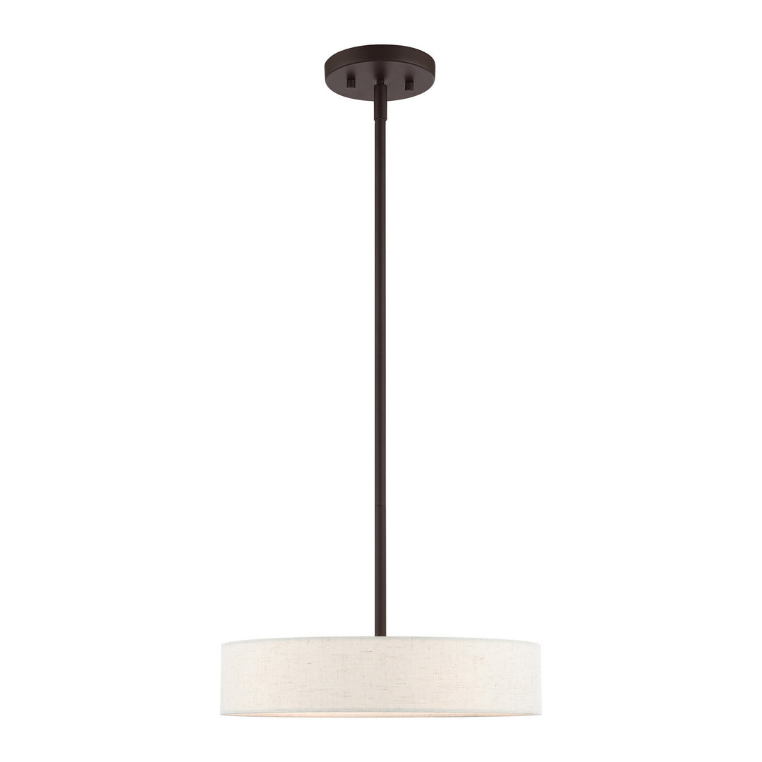 Livex Venlo 46033-07 Pendant Light - Bronze w/ Antique Brasss
