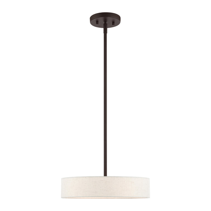 Livex Venlo 46033-07 Pendant Light - Bronze w/ Antique Brasss