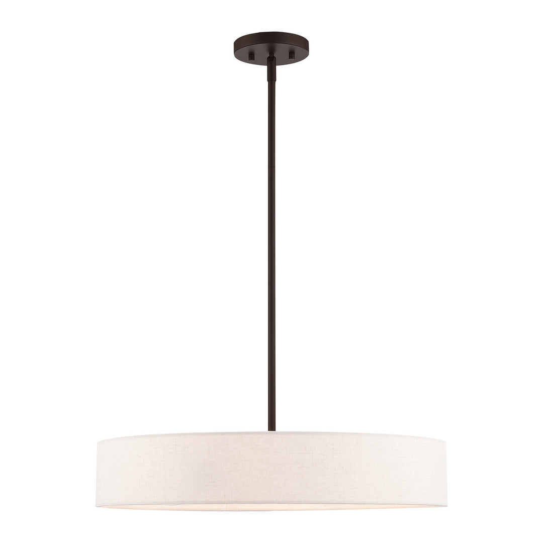 Livex Venlo 46034-07 Pendant Light - Bronze w/ Antique Brasss