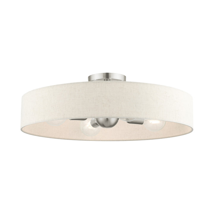 Livex Venlo 46038-91 Ceiling Light - Brushed Nickel