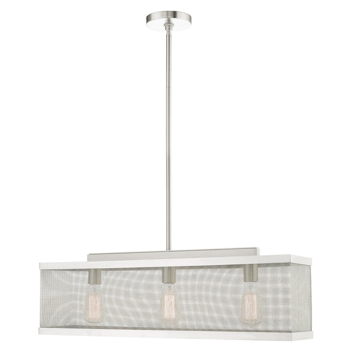 Livex Industro 46213-91 Pendant Light - Brushed Nickel