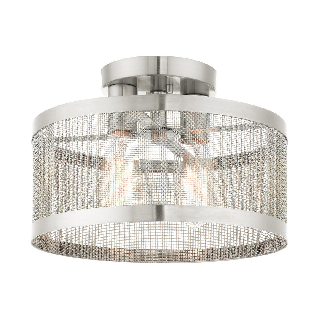 Livex Industro 46217-91 Ceiling Light - Brushed Nickel