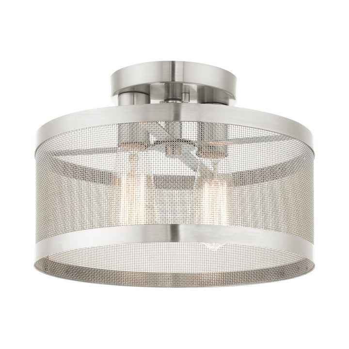 Livex Industro 46217-91 Ceiling Light - Brushed Nickel