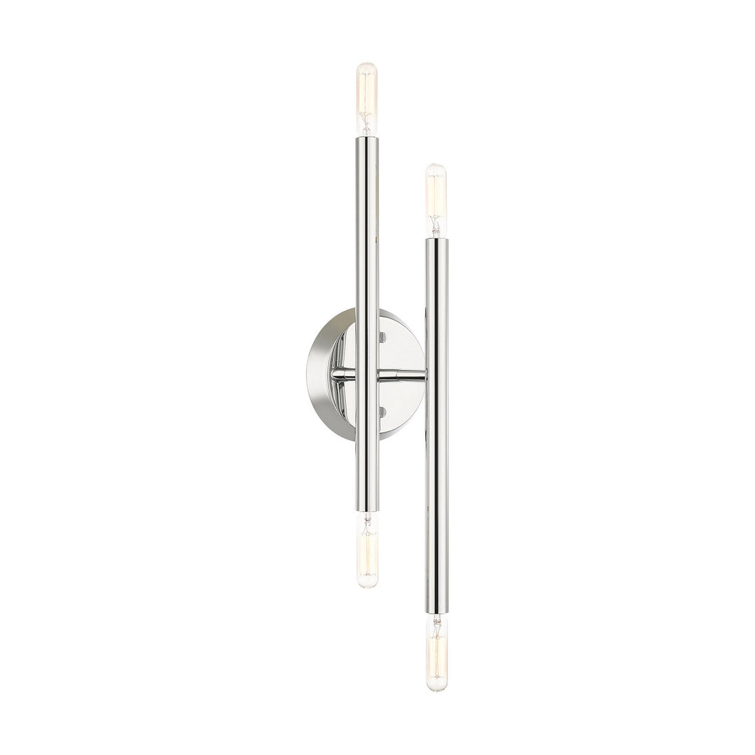 Livex Soho 46771-05 Wall Sconce Light - Polished Chrome