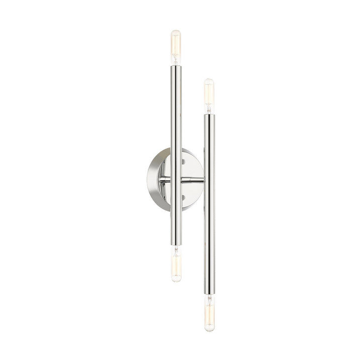 Livex Soho 46771-05 Wall Sconce Light - Polished Chrome
