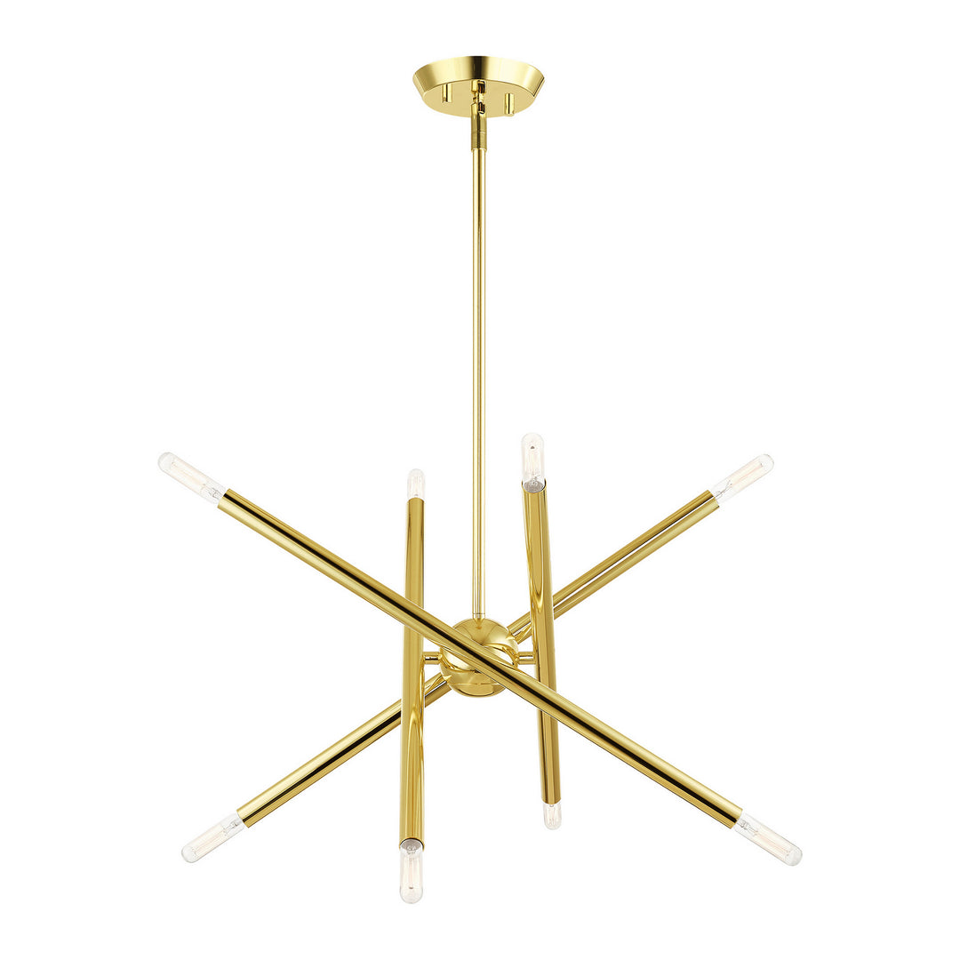 Livex Soho 46774-02 Chandelier Light - Polished Brass