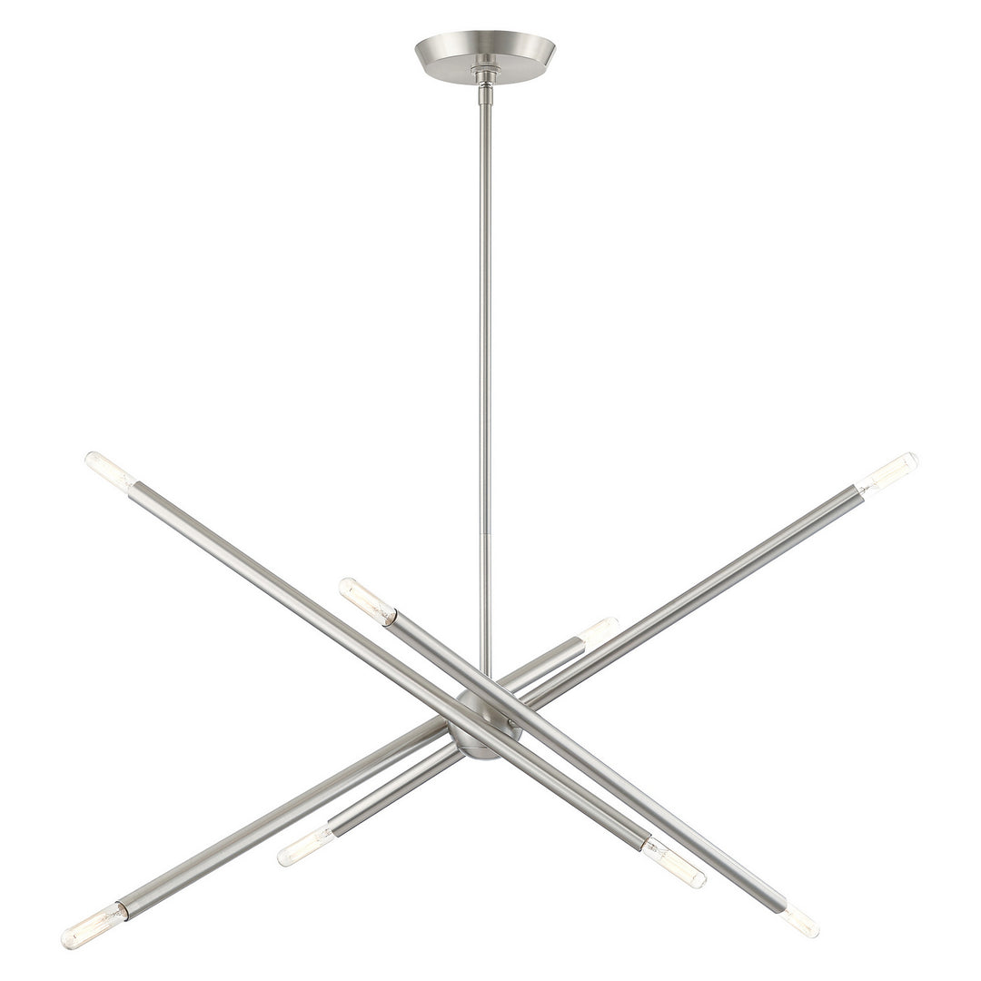 Livex Soho 46778-91 Chandelier Light - Brushed Nickel