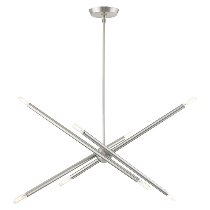 Livex Soho 46778-91 Chandelier Light - Brushed Nickel