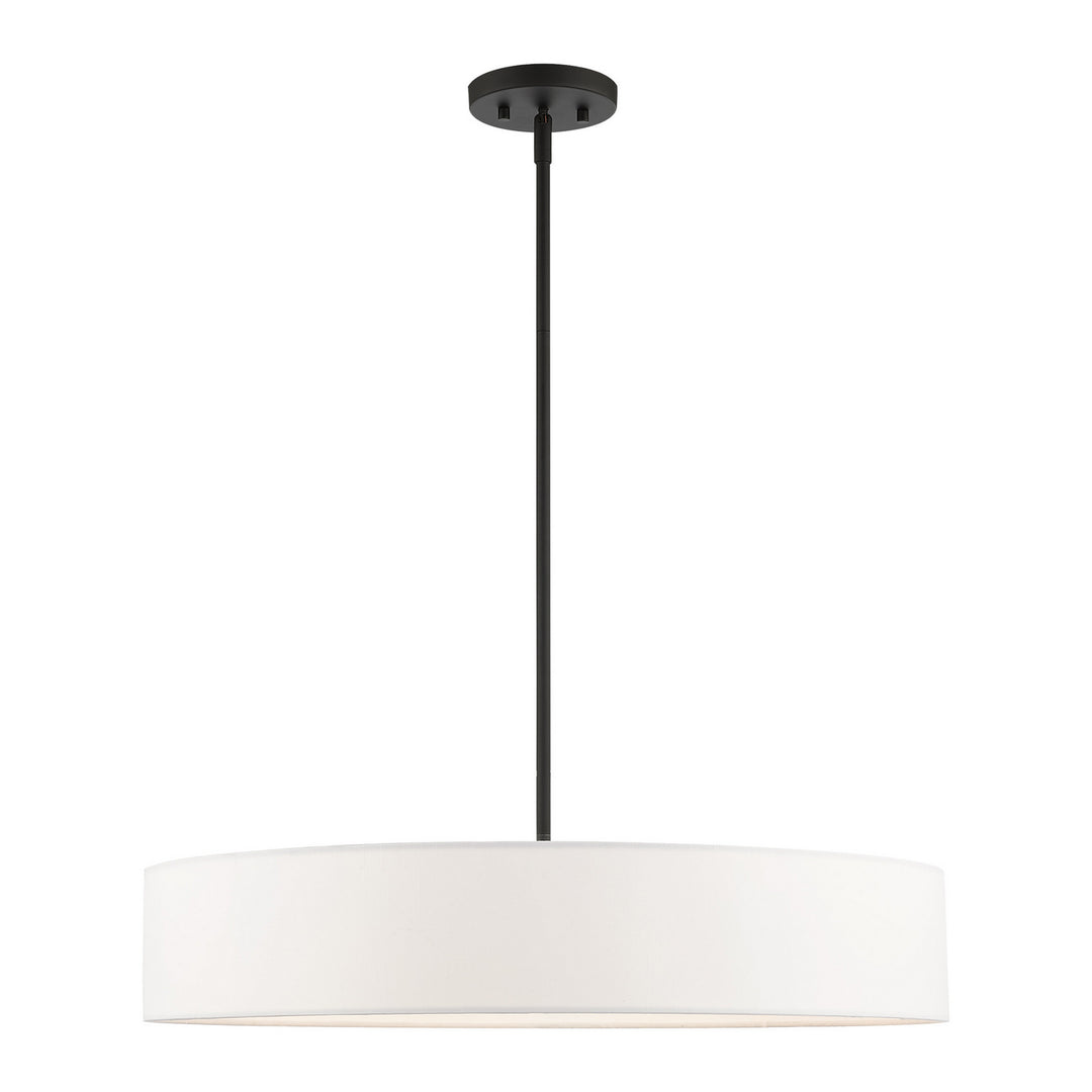Livex Venlo 46925-04 Pendant Light - Black w/ Brushed Nickels