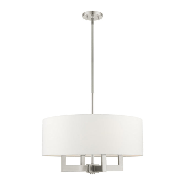 Livex Cresthaven 48786-91 Chandelier Light - Brushed Nickel