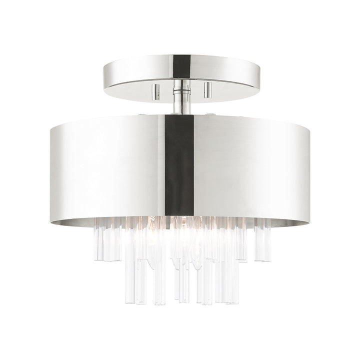 Livex Orenburg 48872-35 Ceiling Light - Polished Nickel