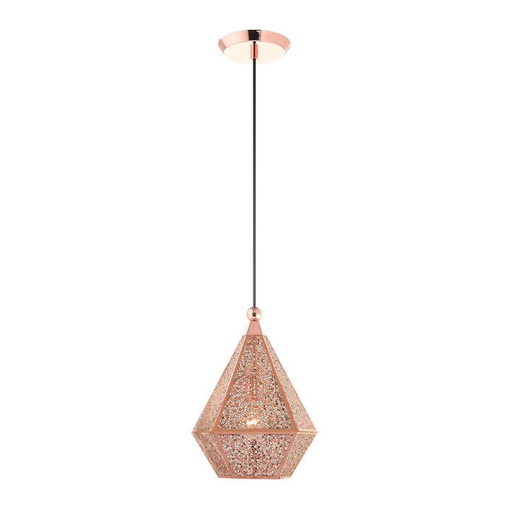 Livex Aberdeen 48921-86 Pendant Light - Rose Gold