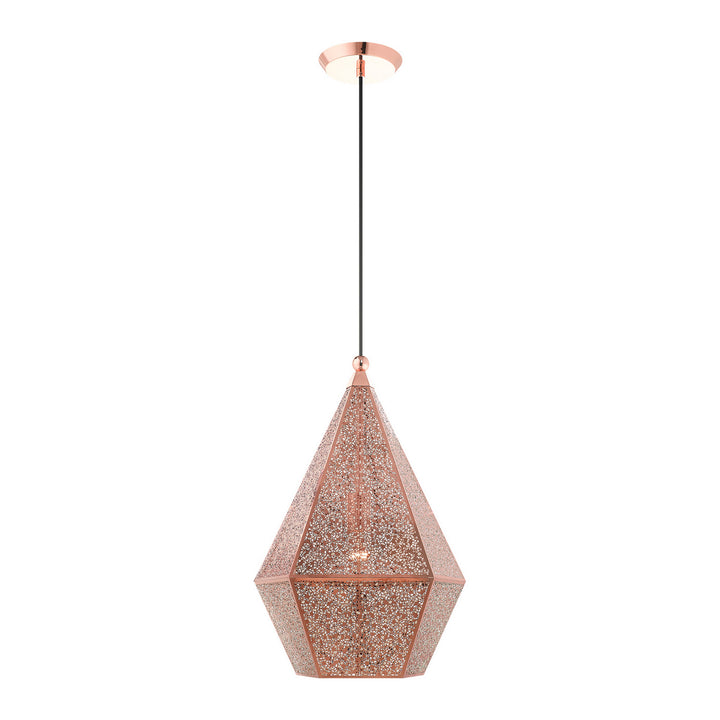 Livex Aberdeen 48924-86 Pendant Light - Rose Gold