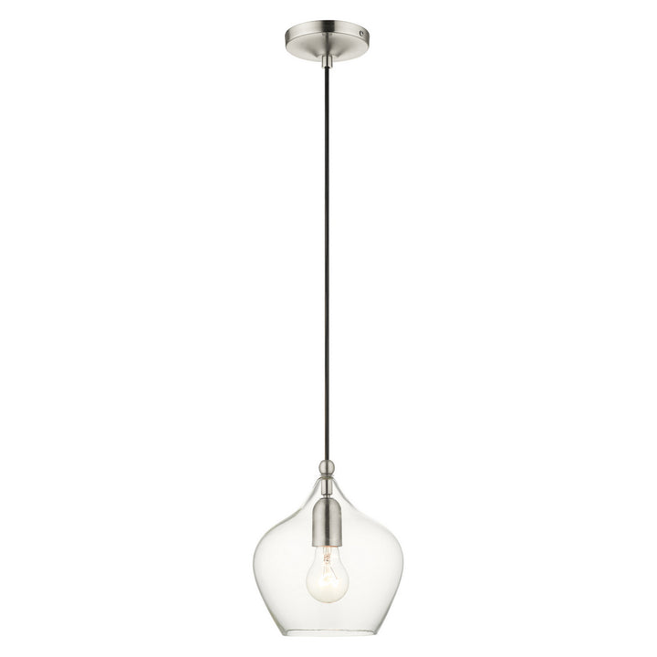 Livex Aldrich 49088-91 Pendant Light - Brushed Nickel