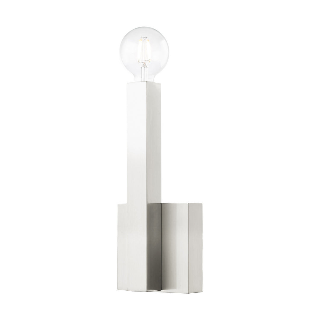 Livex Solna 49211-91 Wall Sconce Light - Brushed Nickel