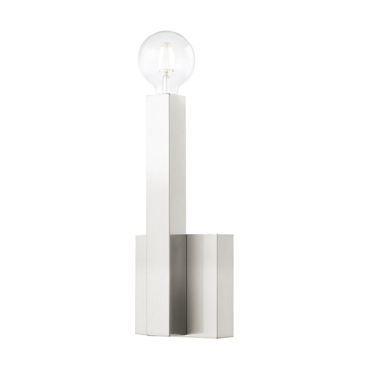 Livex Solna 49211-91 Wall Sconce Light - Brushed Nickel