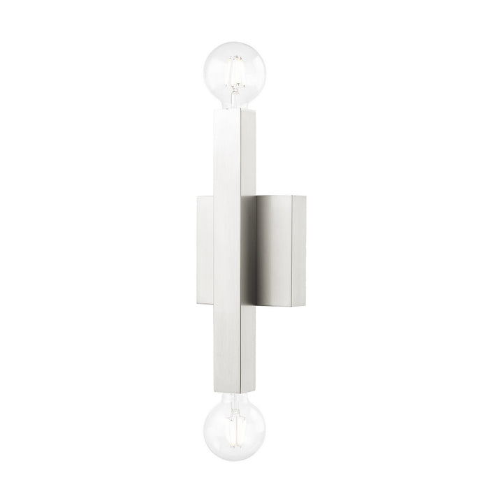 Livex Solna 49212-91 Wall Sconce Light - Brushed Nickel