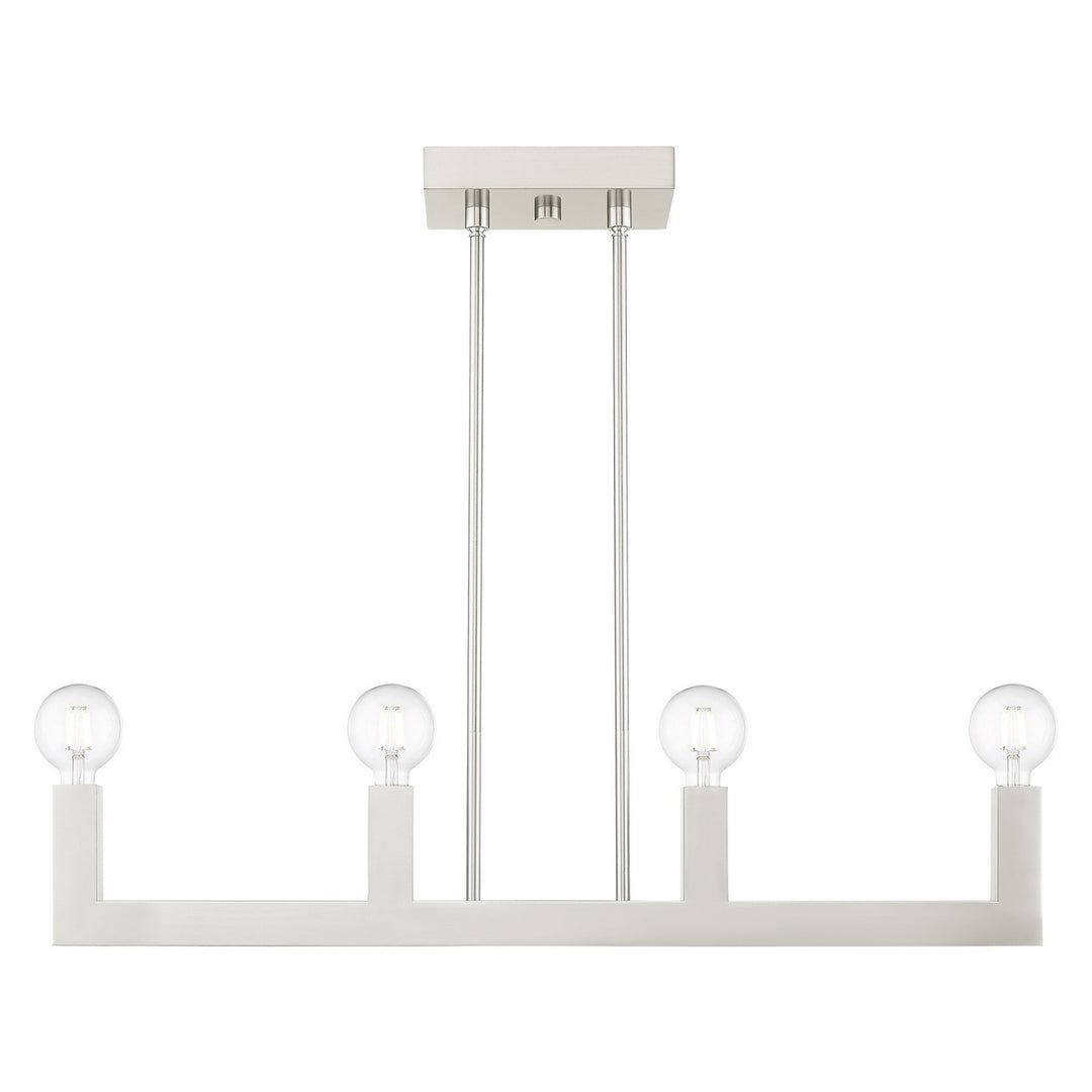 Livex Solna 49213-91 Pendant Light - Brushed Nickel