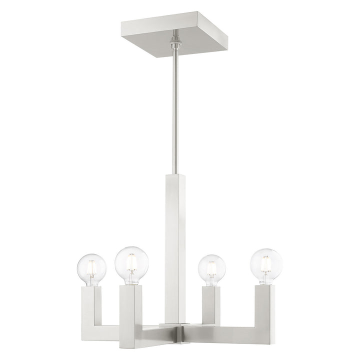 Livex Solna 49214-91 Chandelier Light - Brushed Nickel