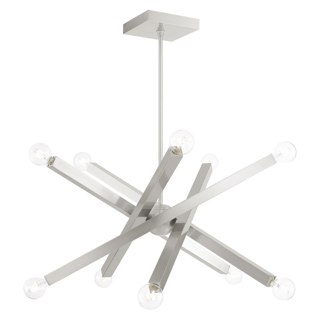 Livex Solna 49227-91 Chandelier Light - Brushed Nickel