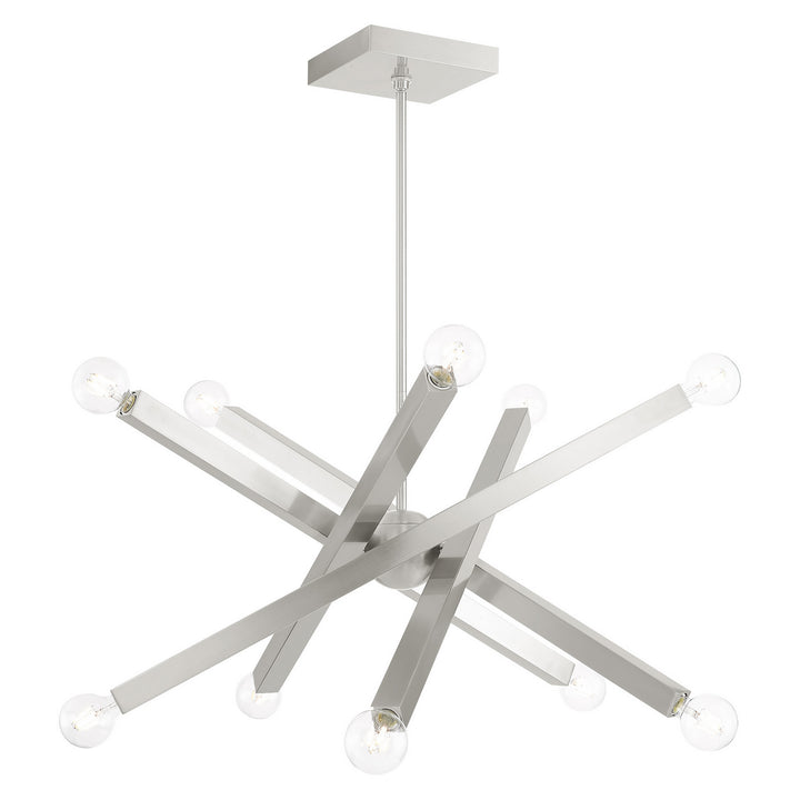 Livex Solna 49227-91 Chandelier Light - Brushed Nickel