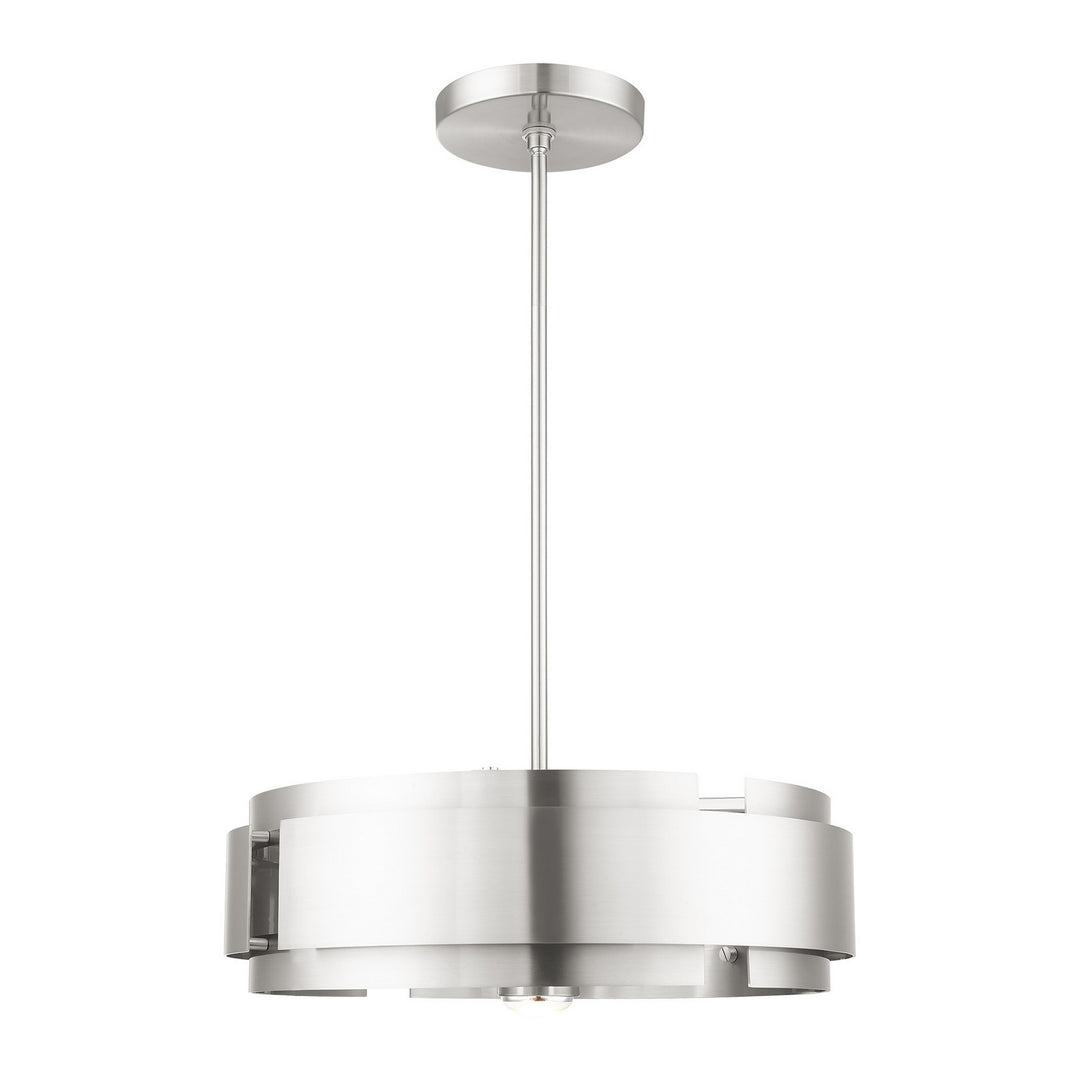 Livex Varick 49414-91 Pendant Light - Brushed Nickel