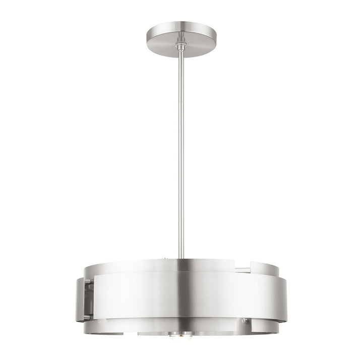Livex Varick 49414-91 Pendant Light - Brushed Nickel