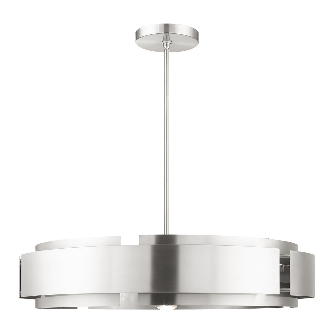 Livex Varick 49418-91 Pendant Light - Brushed Nickel
