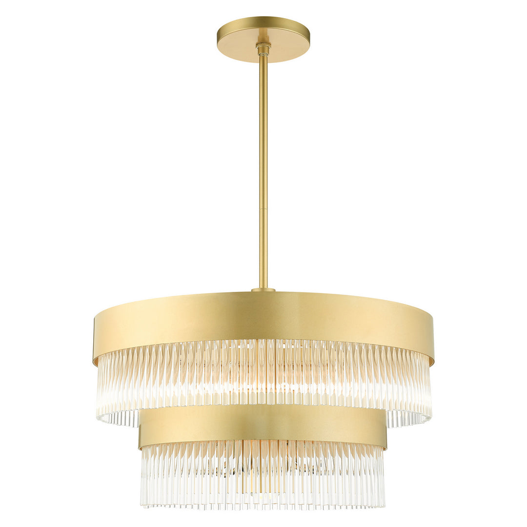 Livex Norwich 49825-33 Chandelier Light - Soft Gold