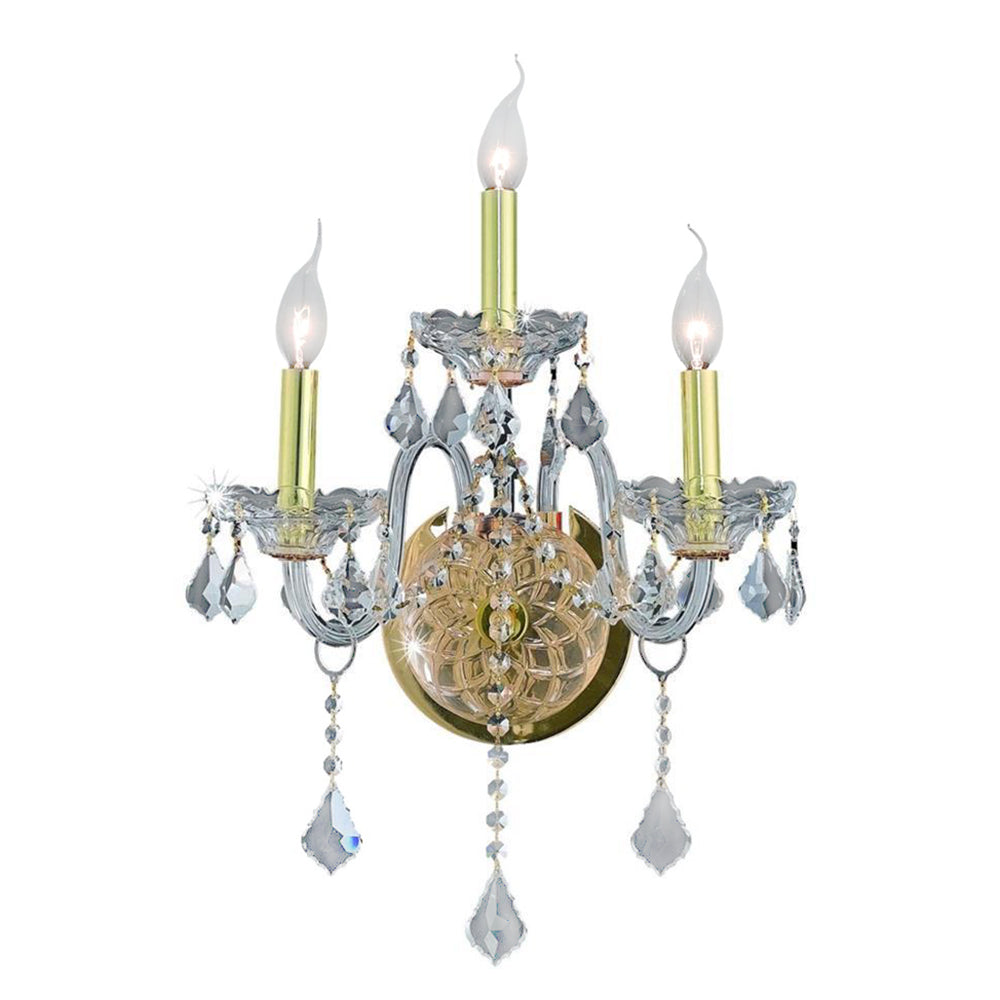 Worldwide Provence W23103G13-CL Wall Light - Polished Gold