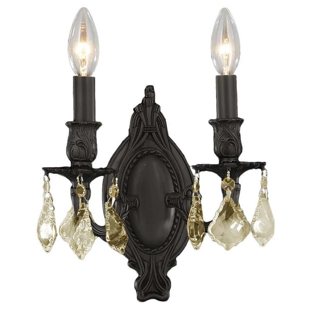 Worldwide Windsor W23301F9-GT Wall Light - Dark Bronze