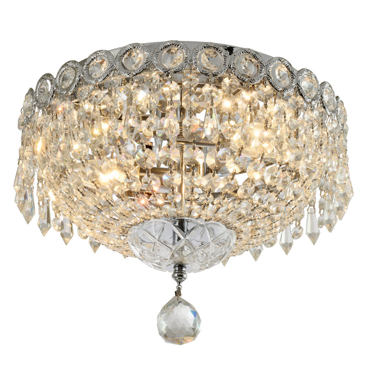 Worldwide Empire W33020C12 Ceiling Light - Chrome Finish