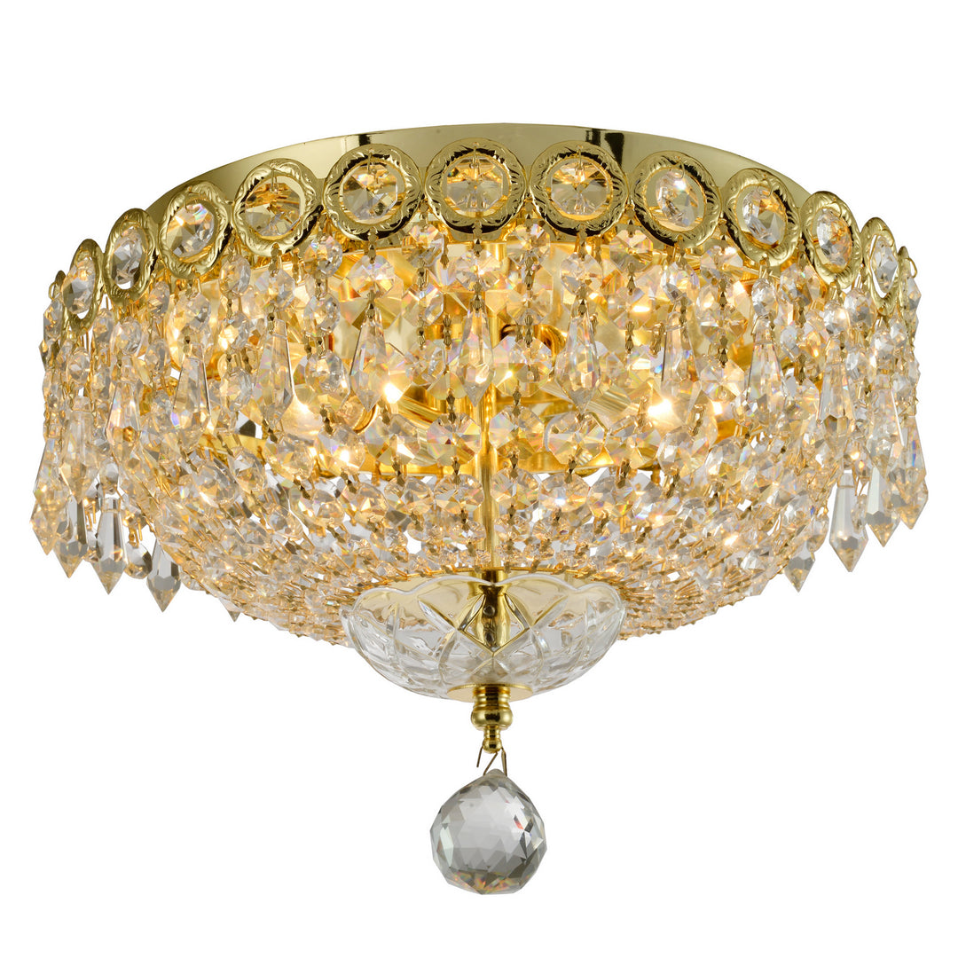 Worldwide Empire W33020G12 Ceiling Light - Gold Finish