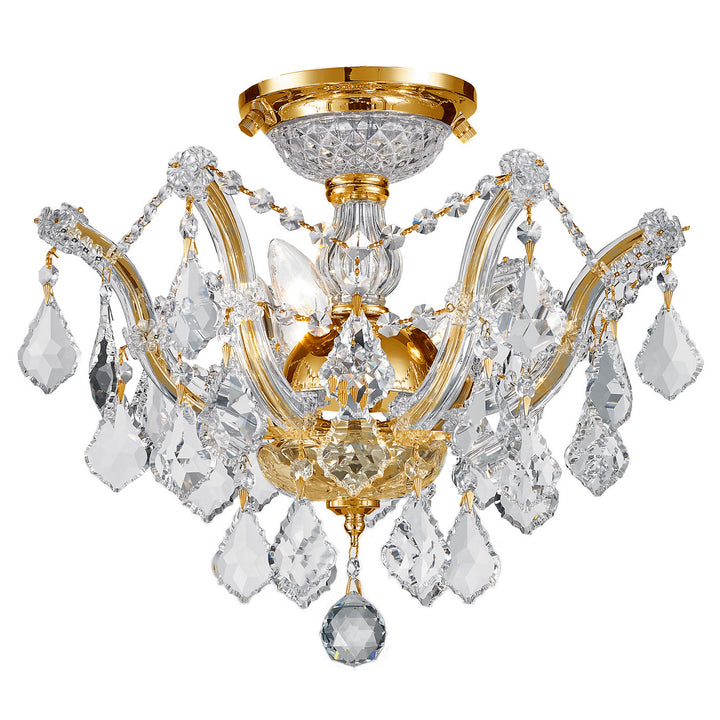Worldwide Mari Theresa W33116G16-CL Ceiling Light - Polished Gold