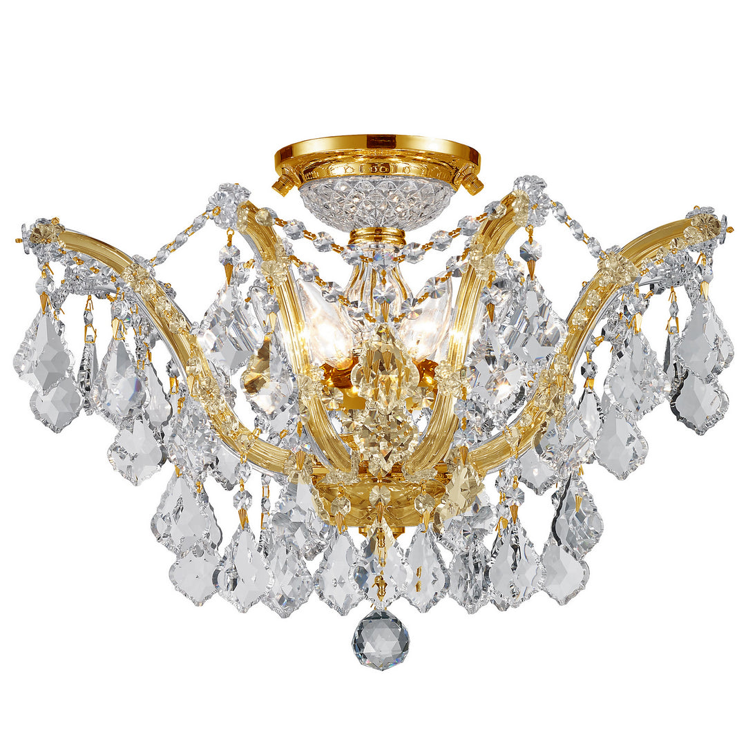 Worldwide Mari Theresa W33116G20-CL Ceiling Light - Polished Gold