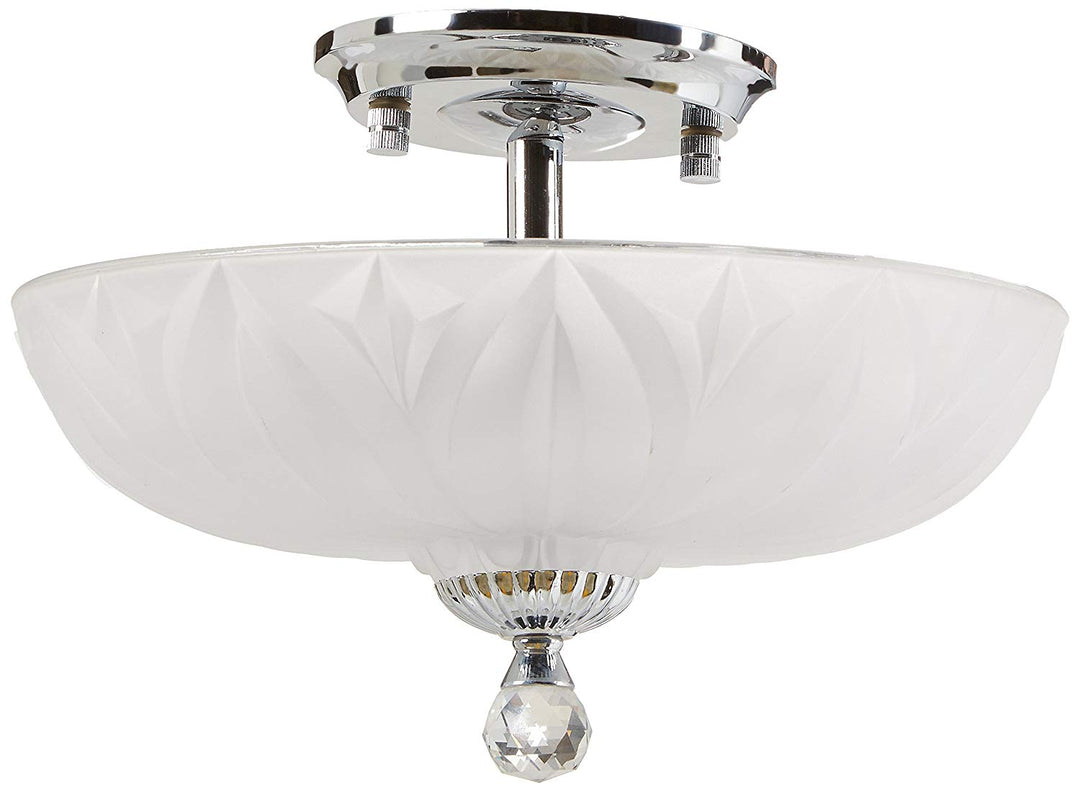 Worldwide Mansfield W33142C12-FR Ceiling Light - Polished Chrome
