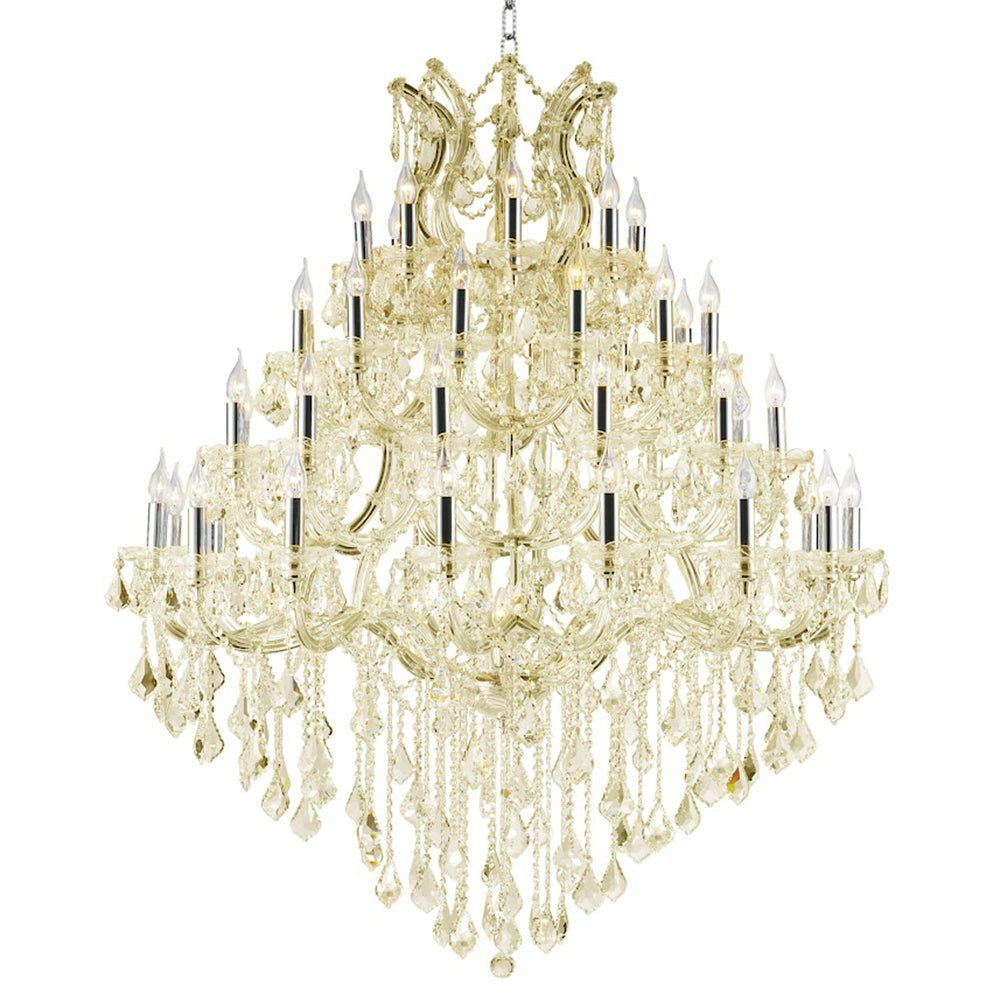 Worldwide Maria Theresa W83002C46-GT Chandelier Light - Polished Chrome