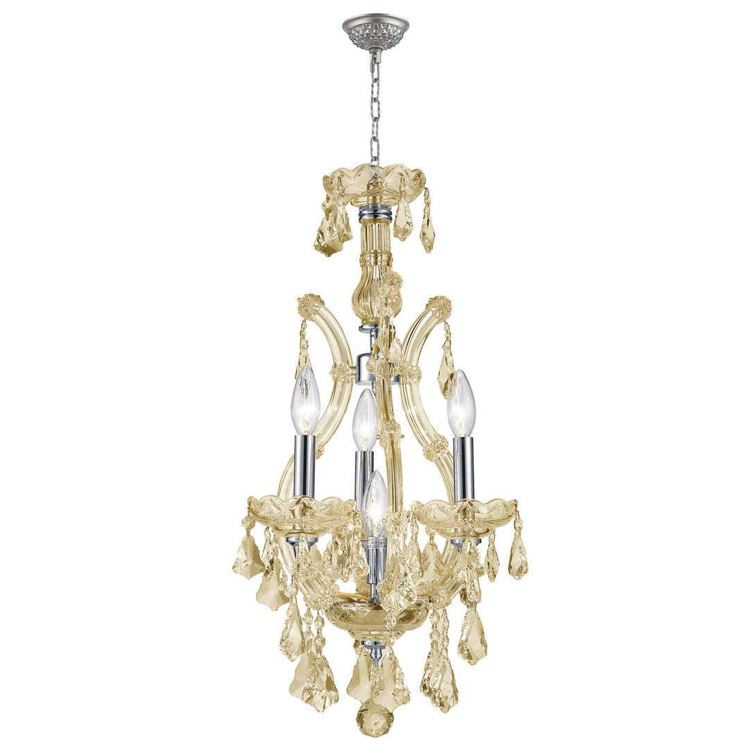 Worldwide Maria Theresa W83004C12-GT Chandelier Light - Polished Chrome